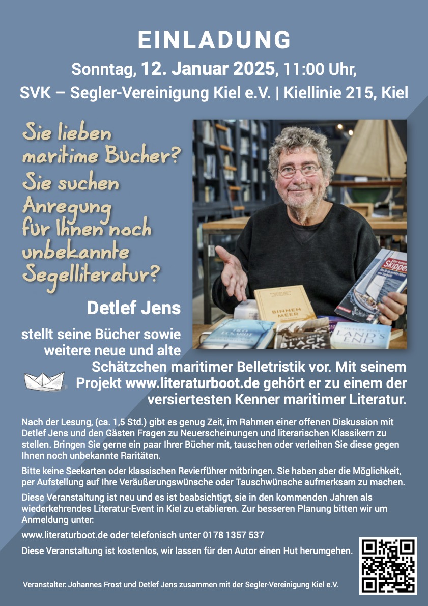 Maritimes Literatur-Event mit Detlef Jens