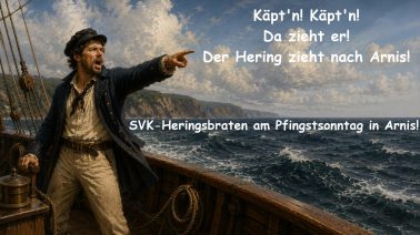 Heringsbraten in Arnis: Jetzt anmelden
