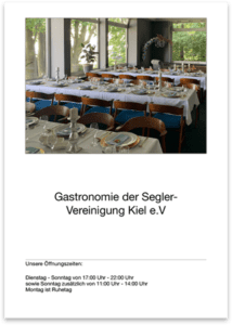 SVK Gastronomie Speisekarte